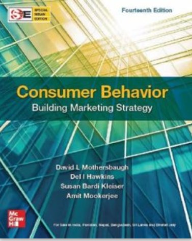 CONSUMER BEHAVIOR: BUILDING MARKETING,14ED